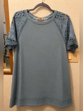 Umgee Womens Dress Size Small in Dusty Blue